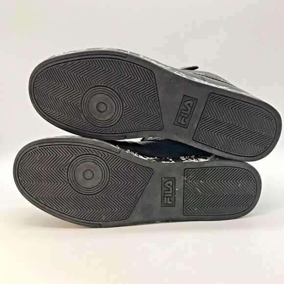 Fila Vulc 13 Marble Black Lifestyle Sneakers Men’s 8.5 Lace Up High Top Shoes - Picture 7 of 11